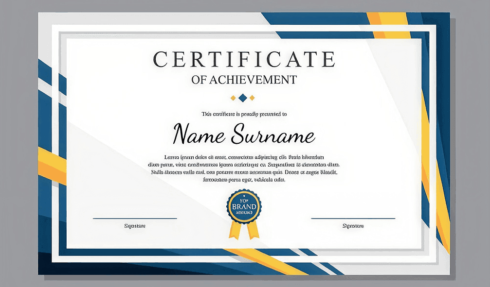 Certificate of Achievement